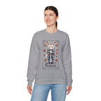 Fighter Cat at Your Service D&D Sweatshirt | Cat Lover RPG Gift