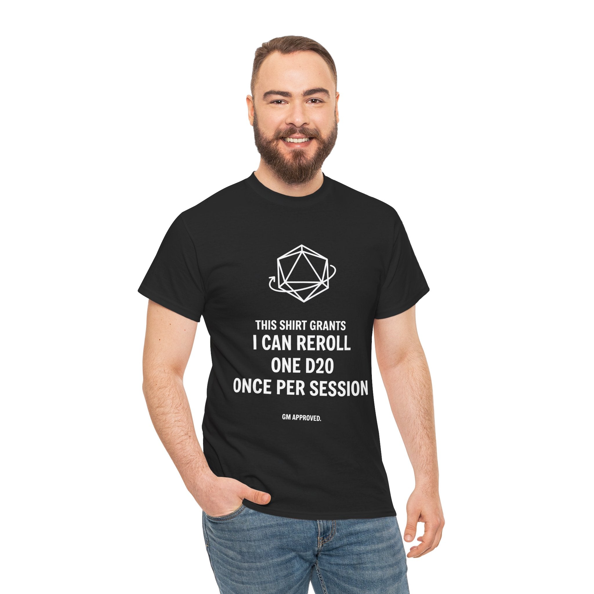 Reroll T-shirt | RPG Personalizable T-shirt