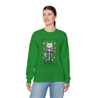 Fighter Cat at Your Service D&D Sweatshirt | Cat Lover RPG Gift