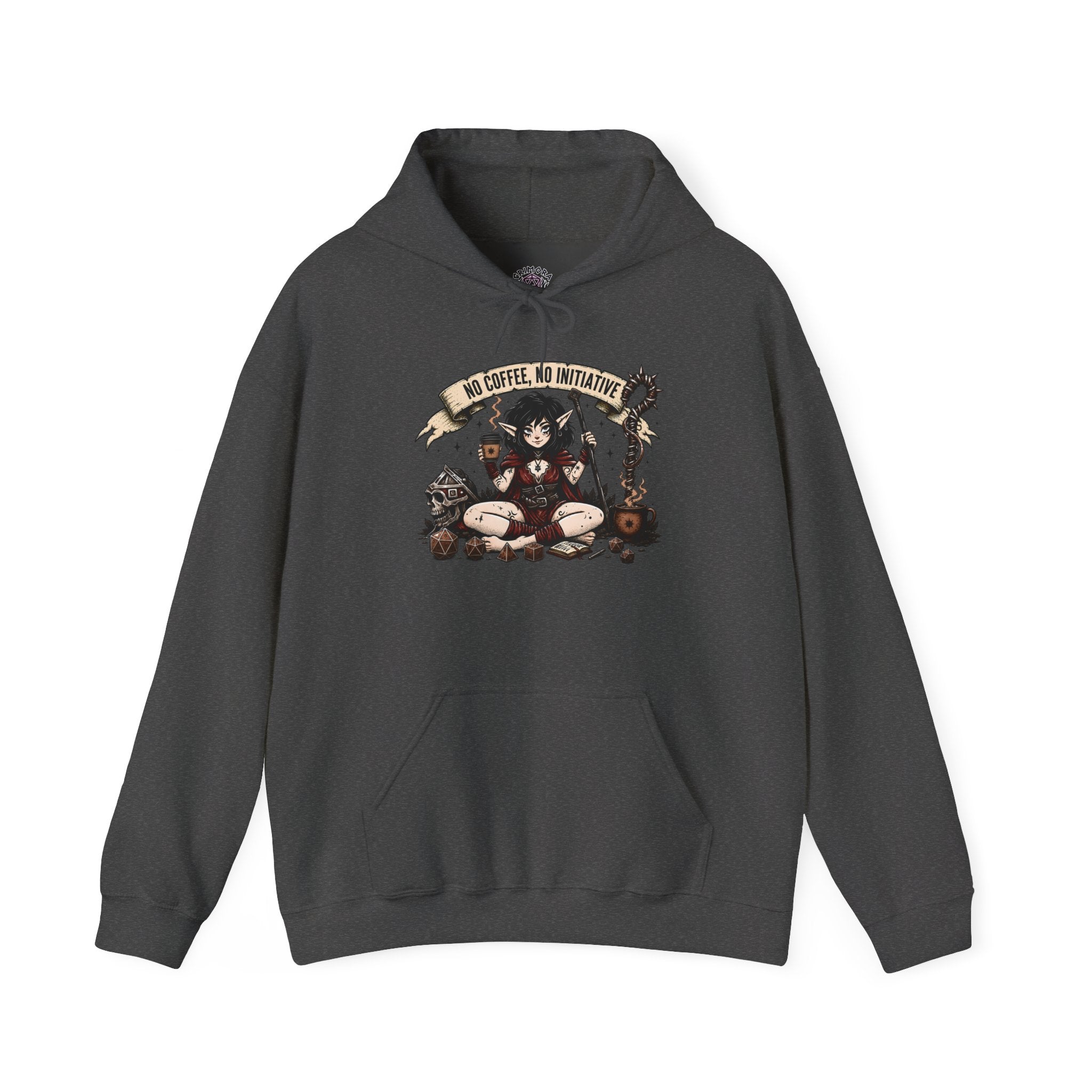 No Coffee, No Initiative | Fantasy RPG Hoodie