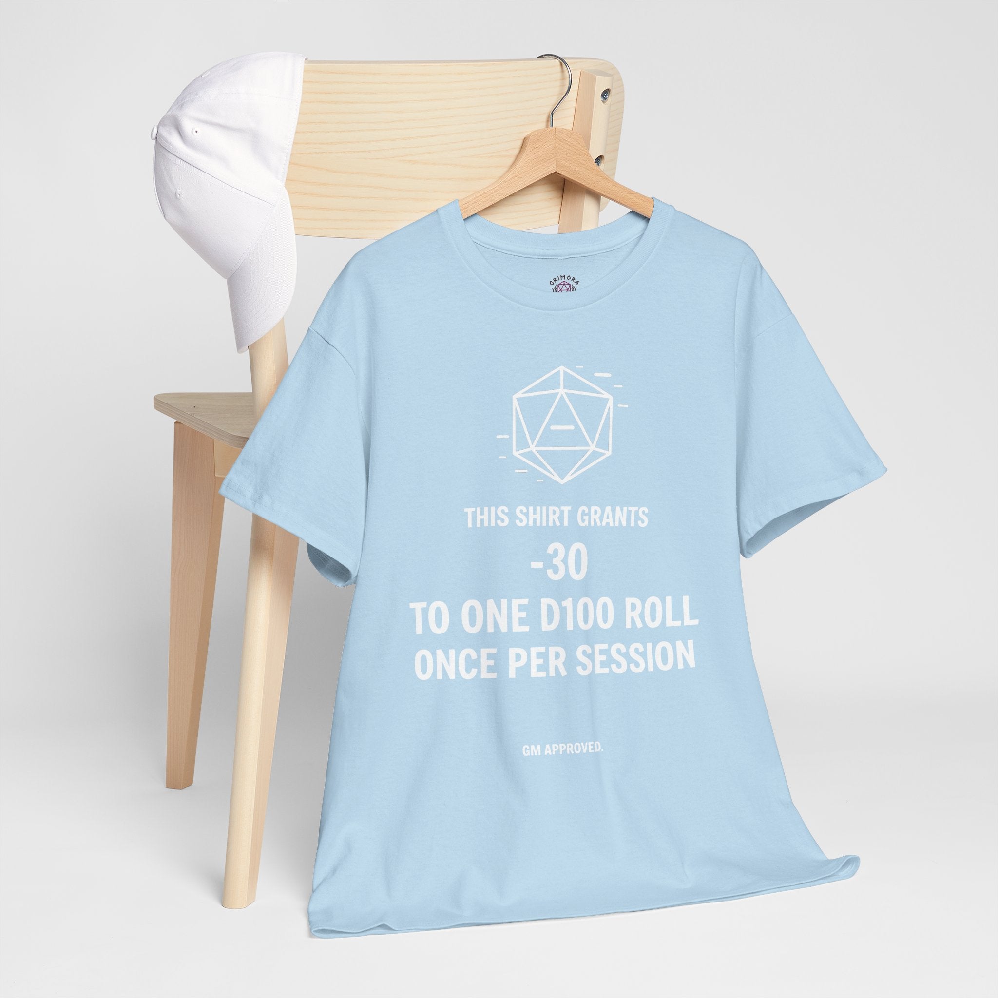 Dice roll minus modifier T-shirt | RPG Personalizable