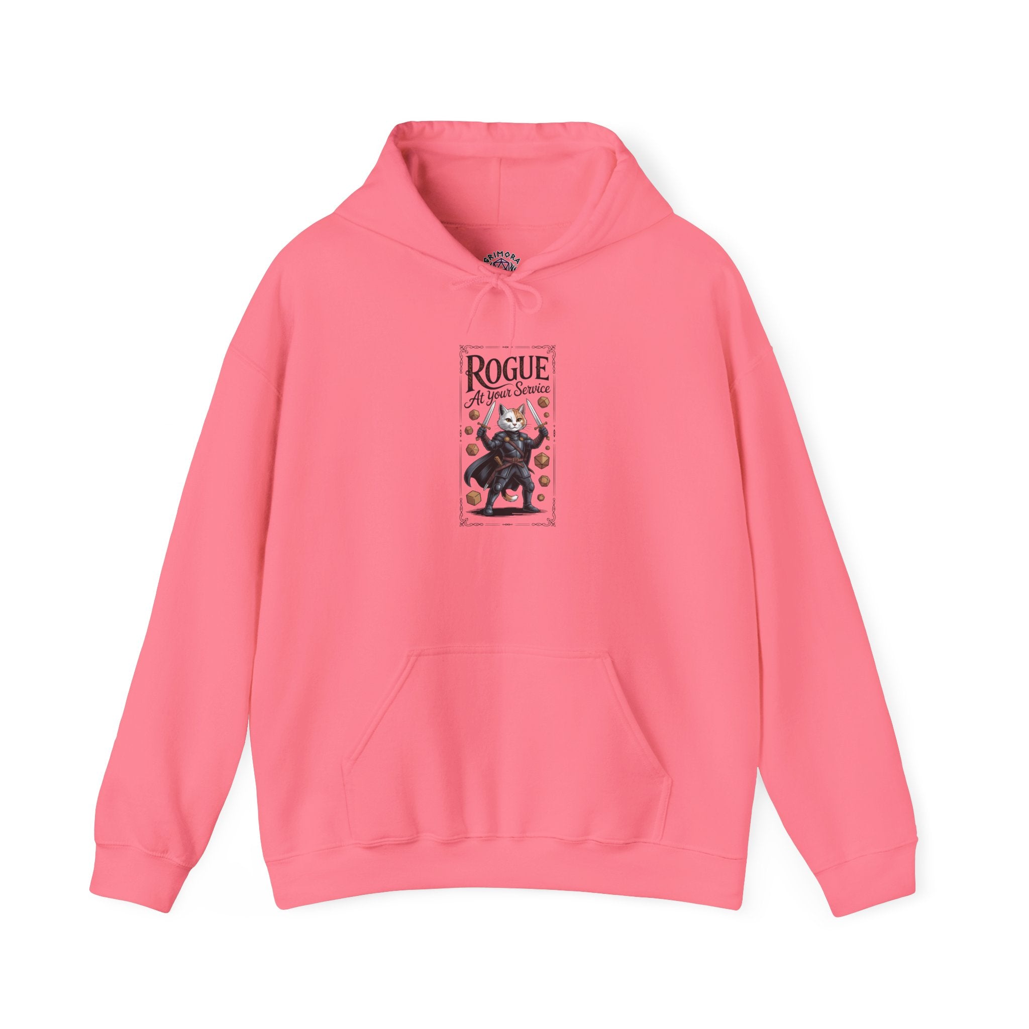 Rogue Cat at Your Serivece D&D Hoodie | Cat Lover RPG Gift