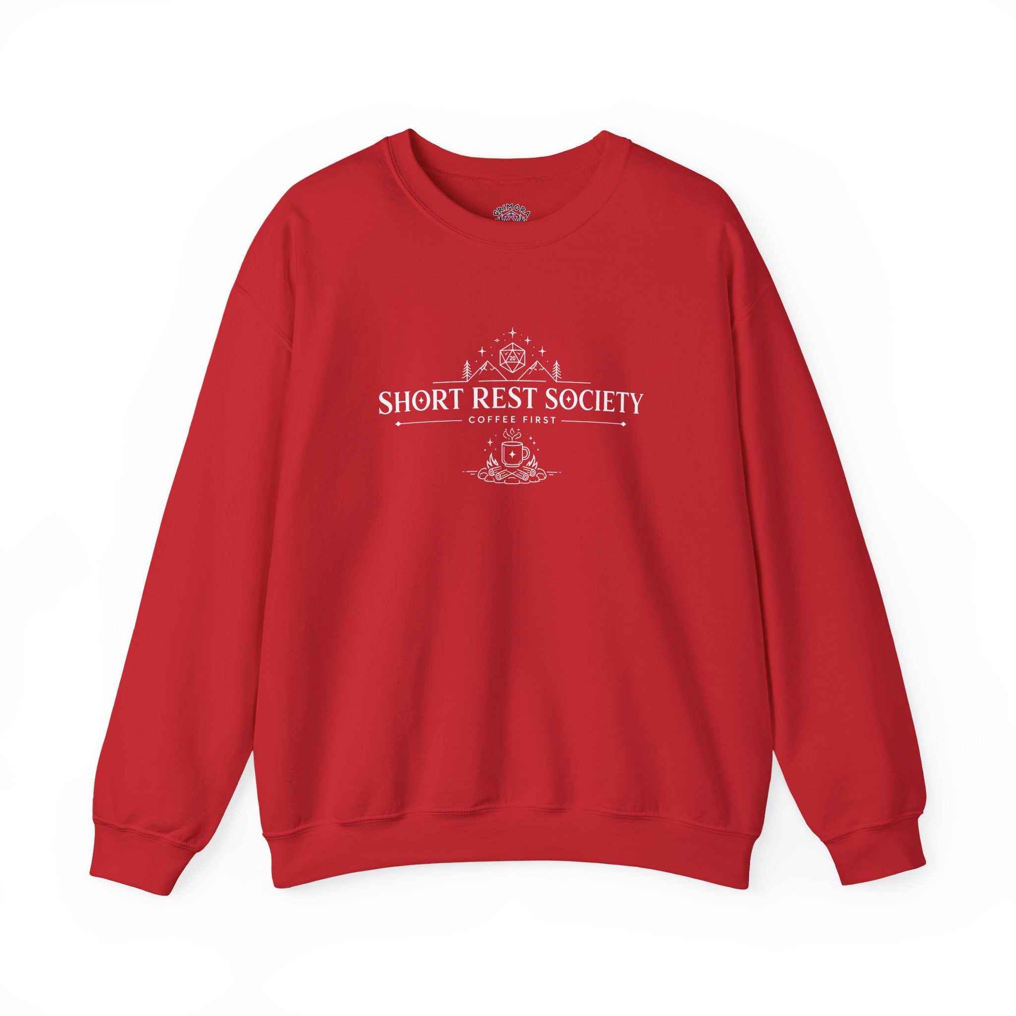 Short Rest Society – Coffee First | Tabletop RPG Sweatshirt