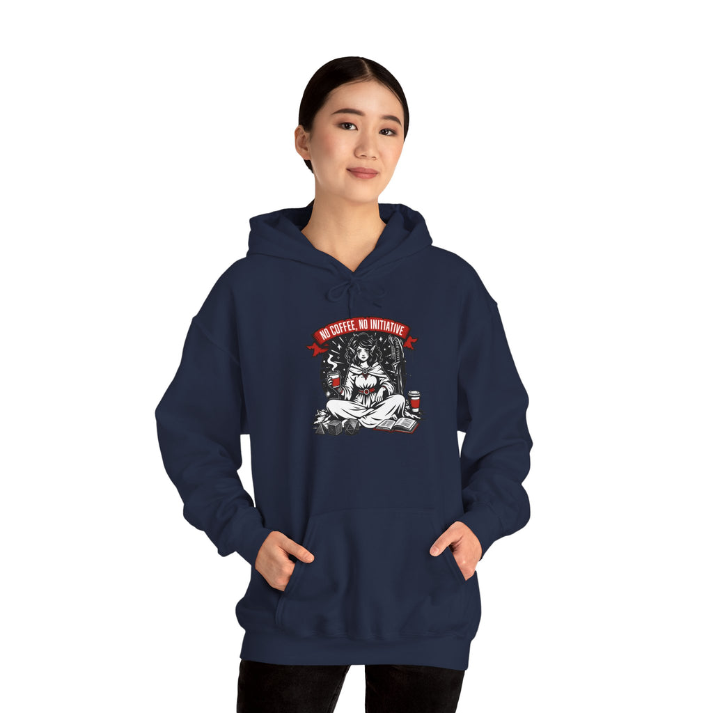 No Coffee, No Initiative | Fantasy RPG Hoodie