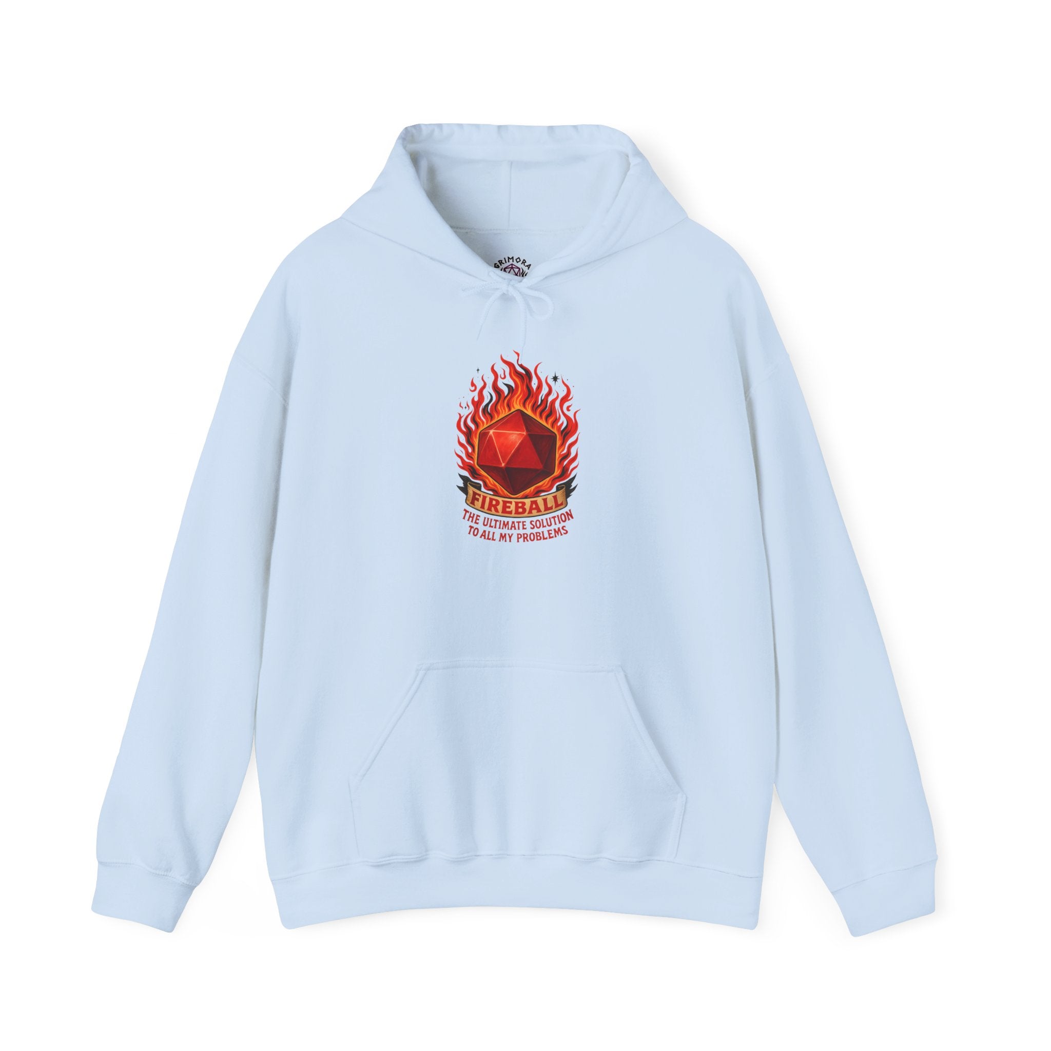 Fireball – The Ultimate Solution to All My Problems| Funny RPG Hoodie