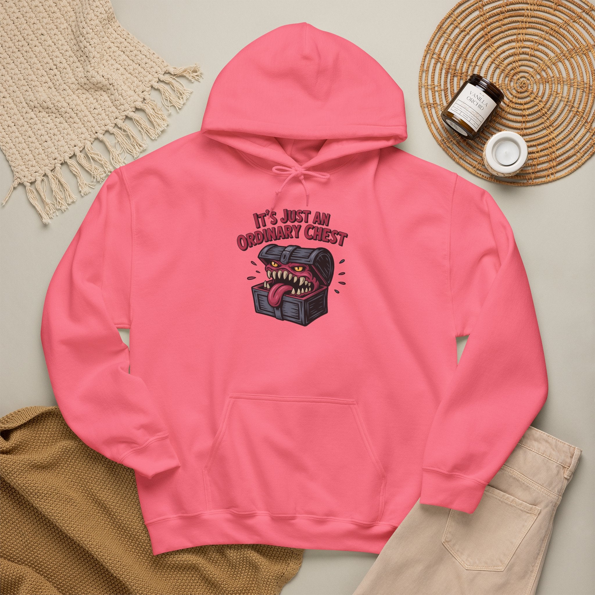 "It's Just An Ordinary Chest" — Mimic monster Hoodie