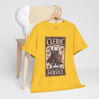 Cleric Cat at Your Service D&D T-shirt | Cat Lover RPG Gift