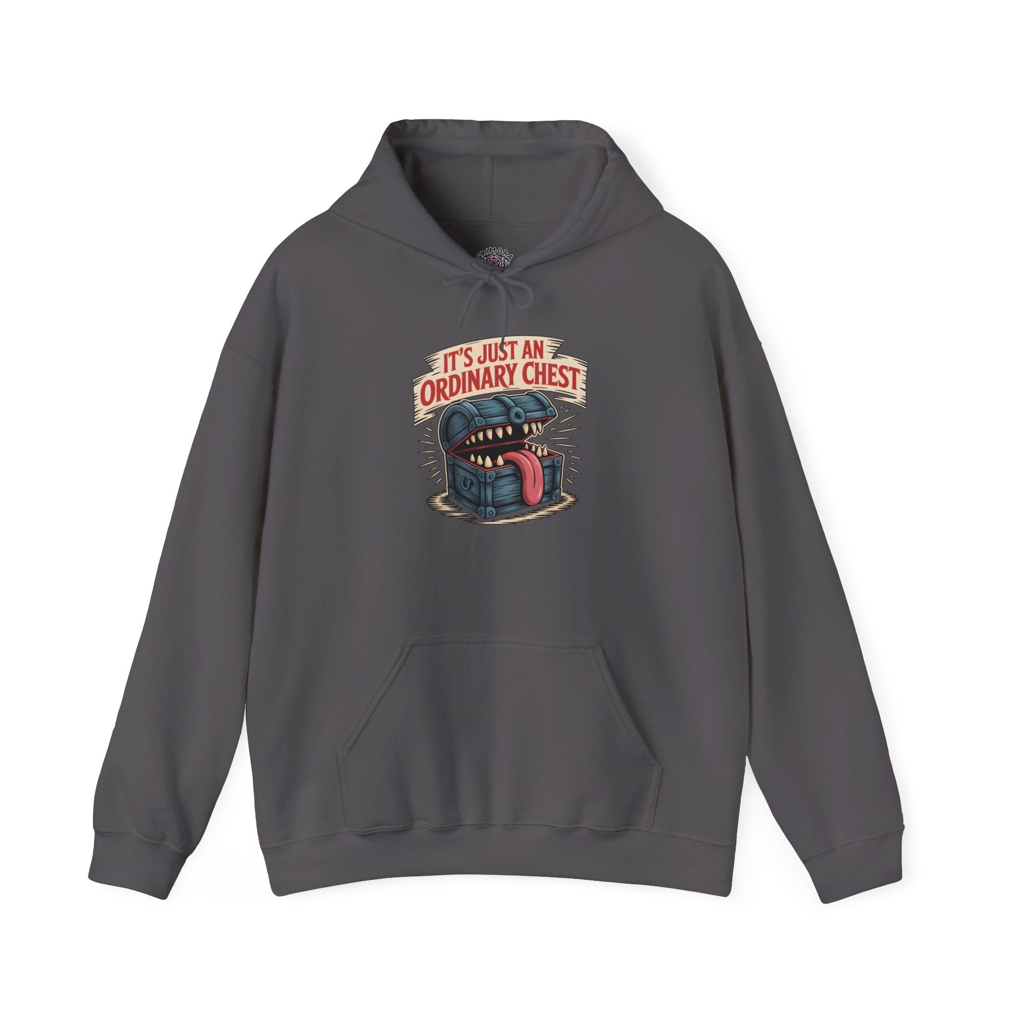 "It's Just An Ordinary Chest" — Mimic monster Hoodie