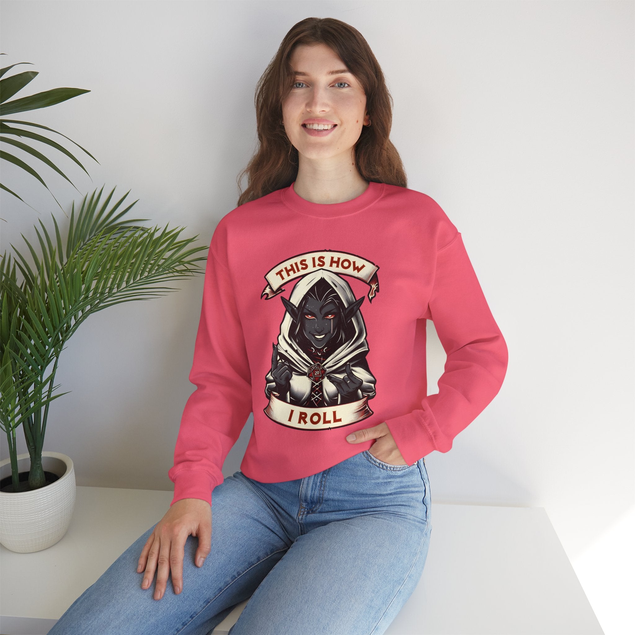 This Is How I Roll D20 Sweatshirt