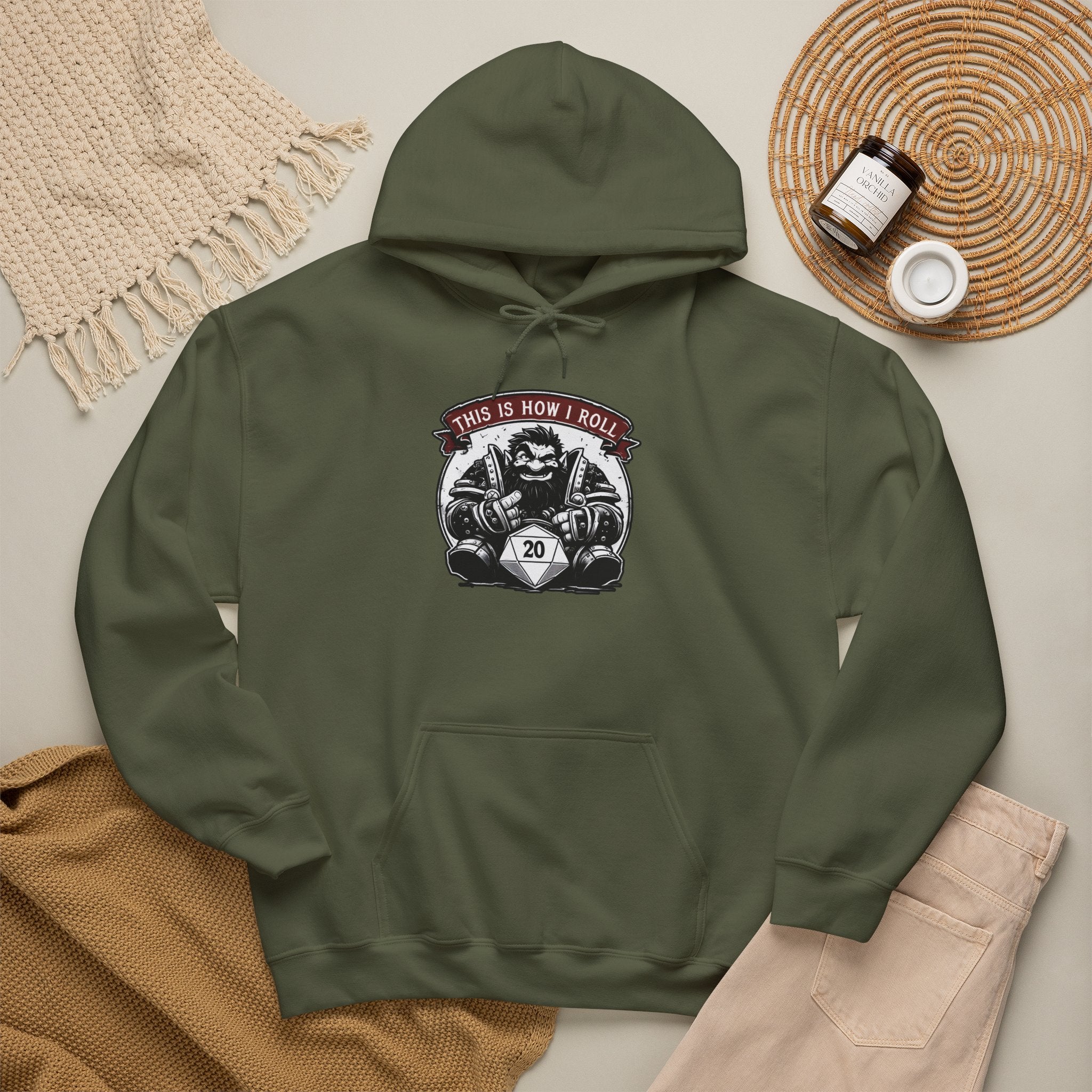 This Is How I Roll D20 Hoodie