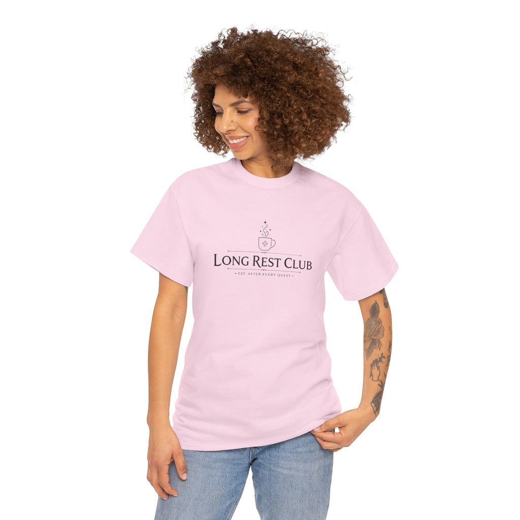 Long Rest Club – Est. After Every Quest | Fantasy RPG T-shirt