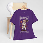 Barbarian Cat at Your Serivece D&D T-shirt | Cat Lover RPG Gift
