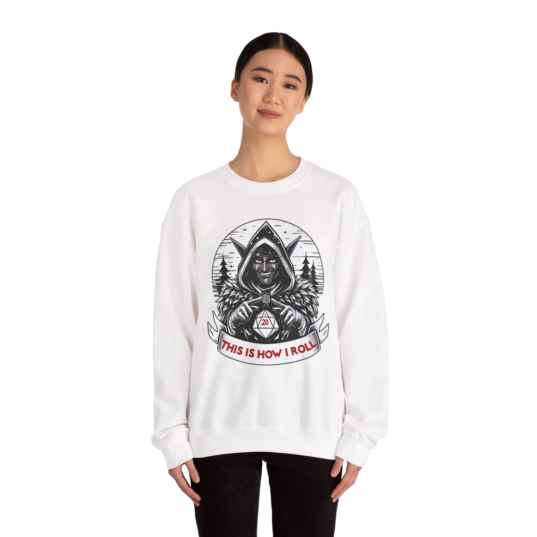 This Is How I Roll D20 Sweatshirt