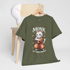 Monk Cat at Your Service D&D T-shirt | Cat Lover RPG Gift