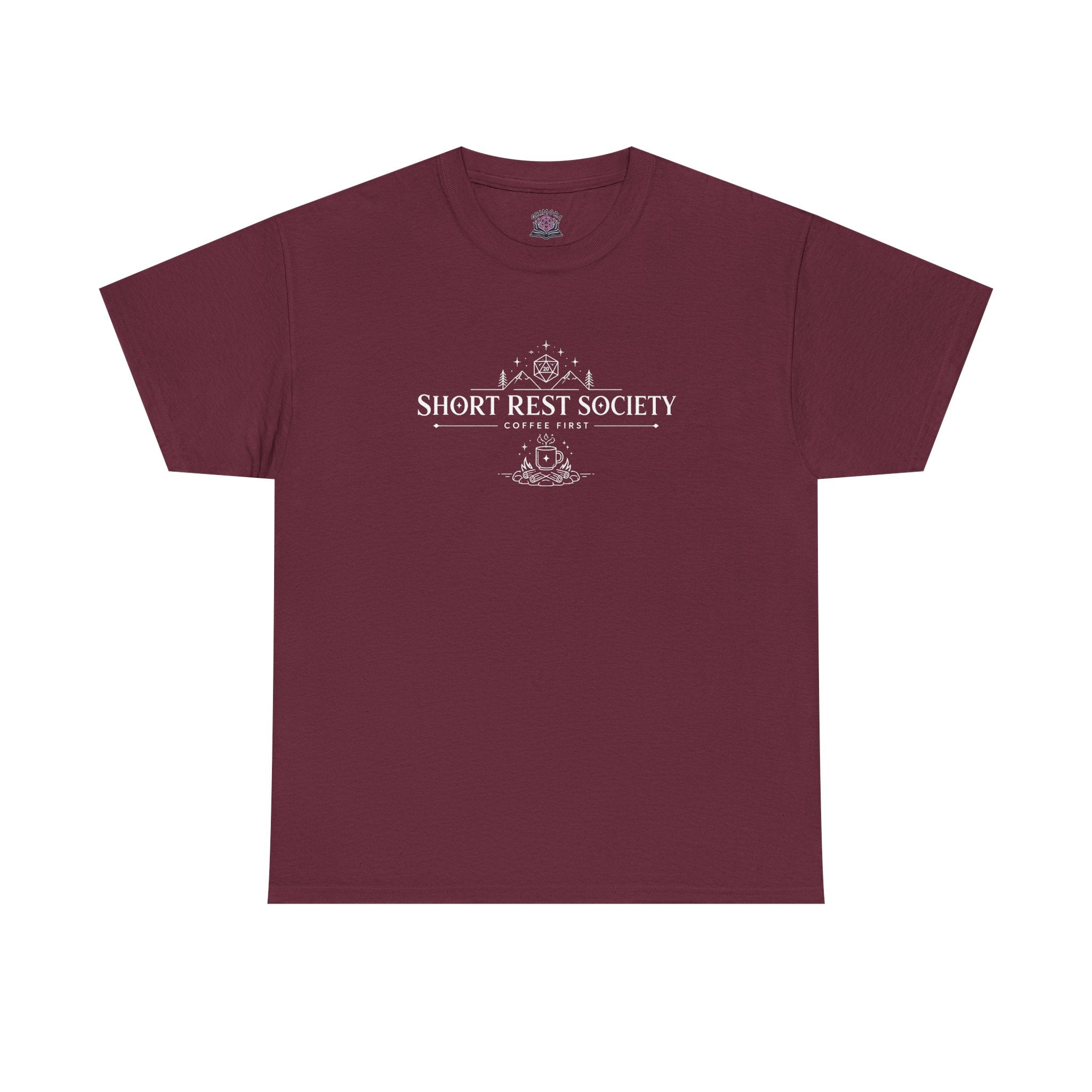 Short Rest Society – Coffee First | Tabletop RPG T-shirt
