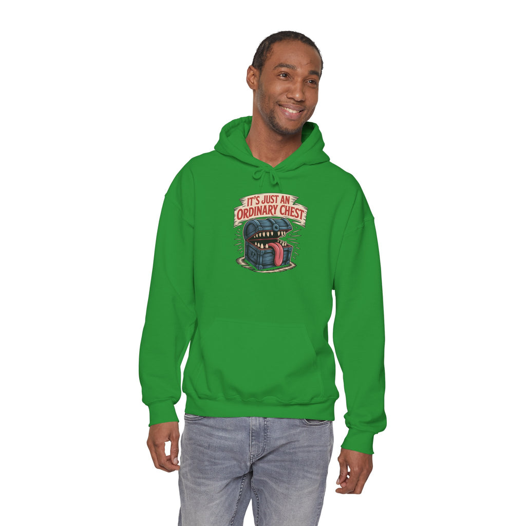 "It's Just An Ordinary Chest" — Mimic monster Hoodie