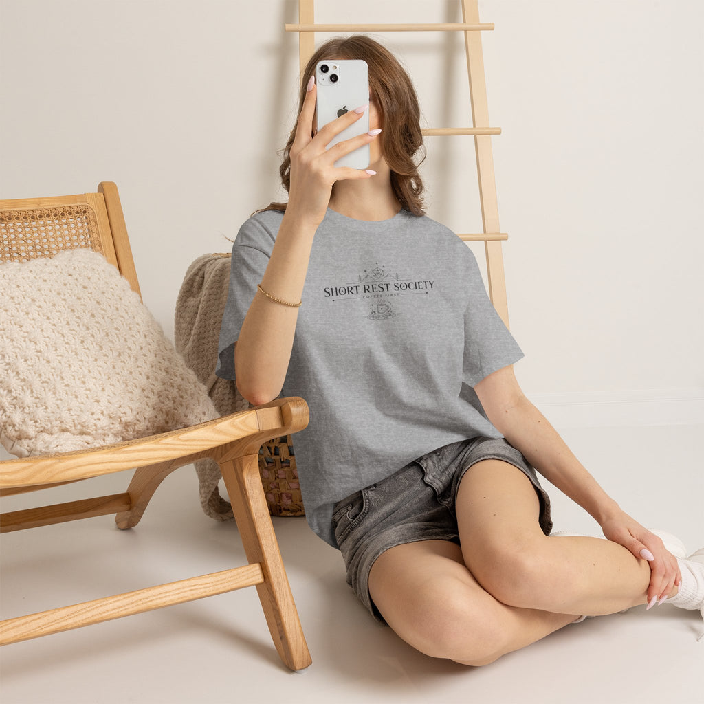 Short Rest Society – Coffee First | Tabletop RPG T-shirt