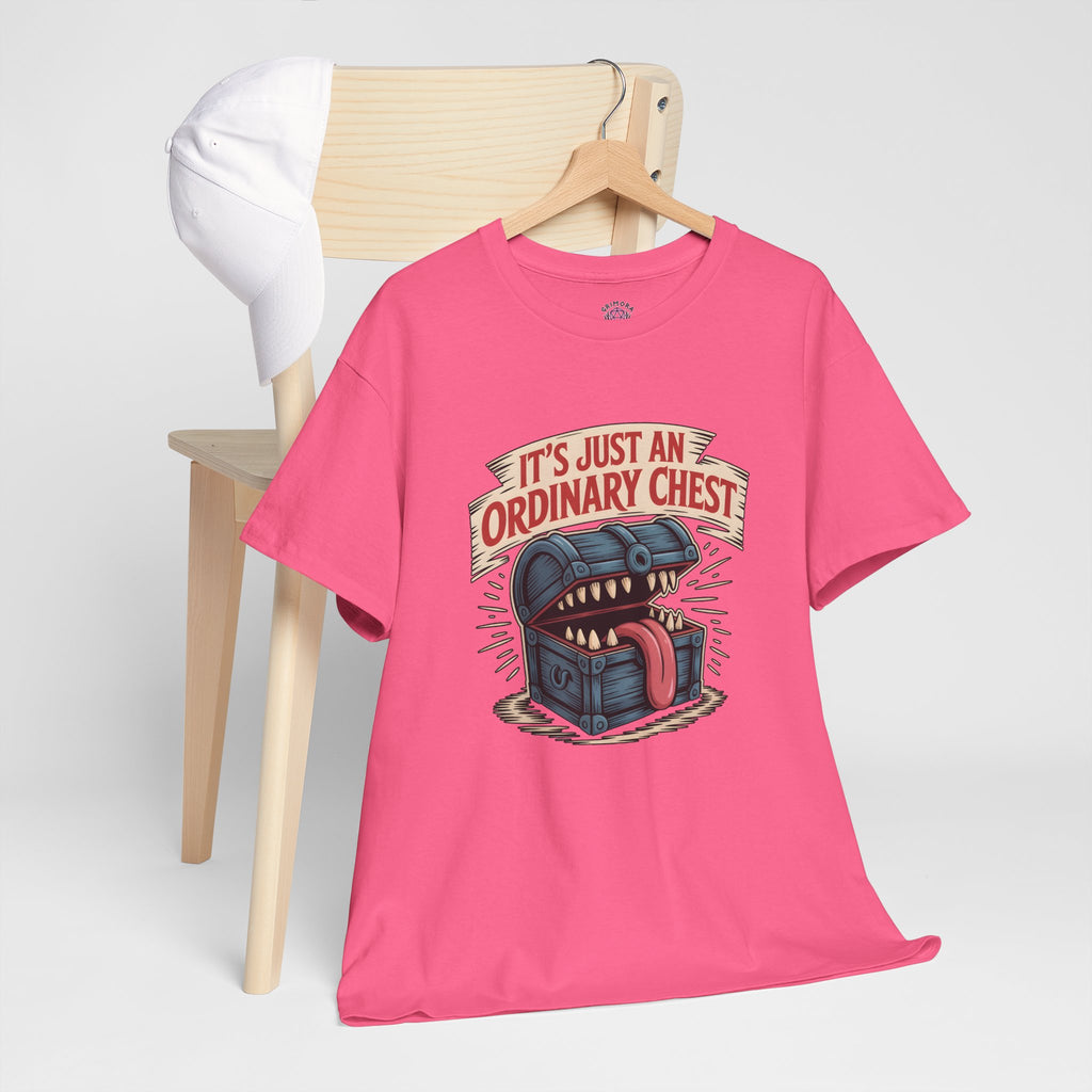 "It's Just An Ordinary Chest" — Mimic monster T-shirt