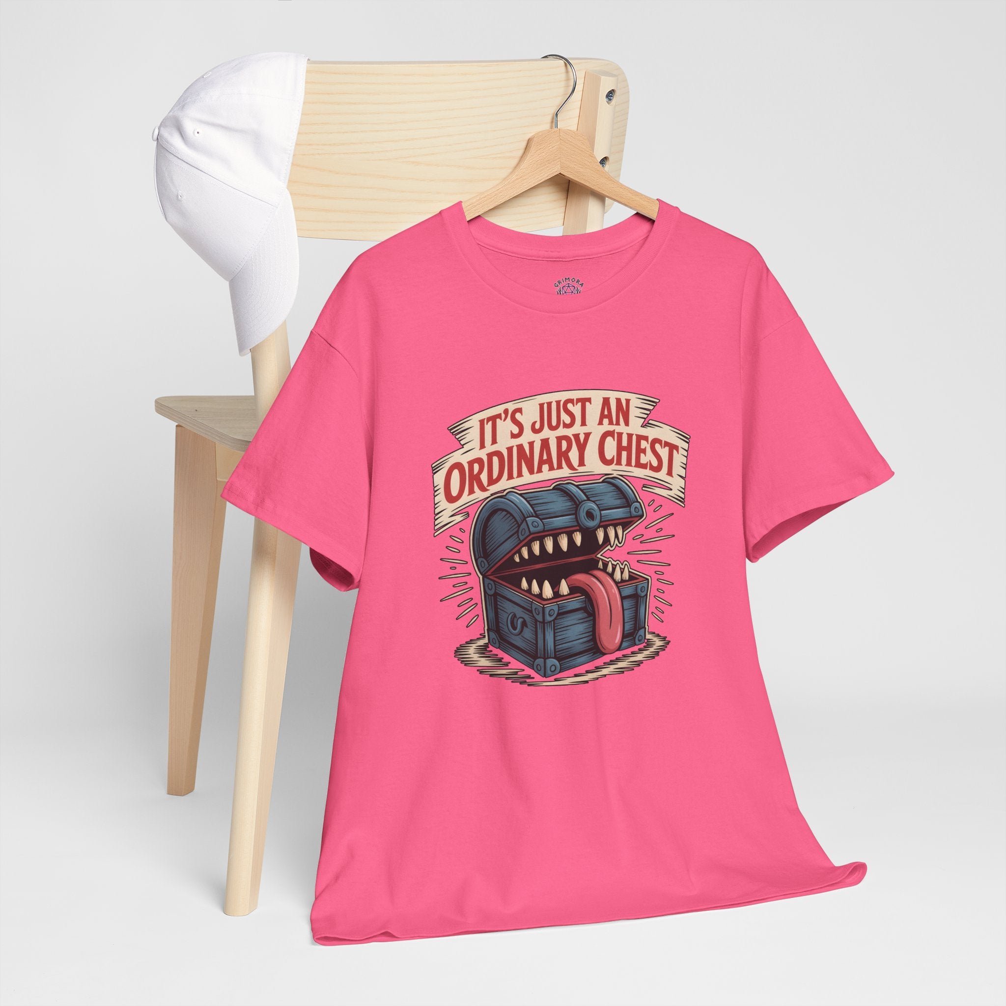 "It's Just An Ordinary Chest" — Mimic monster T-shirt