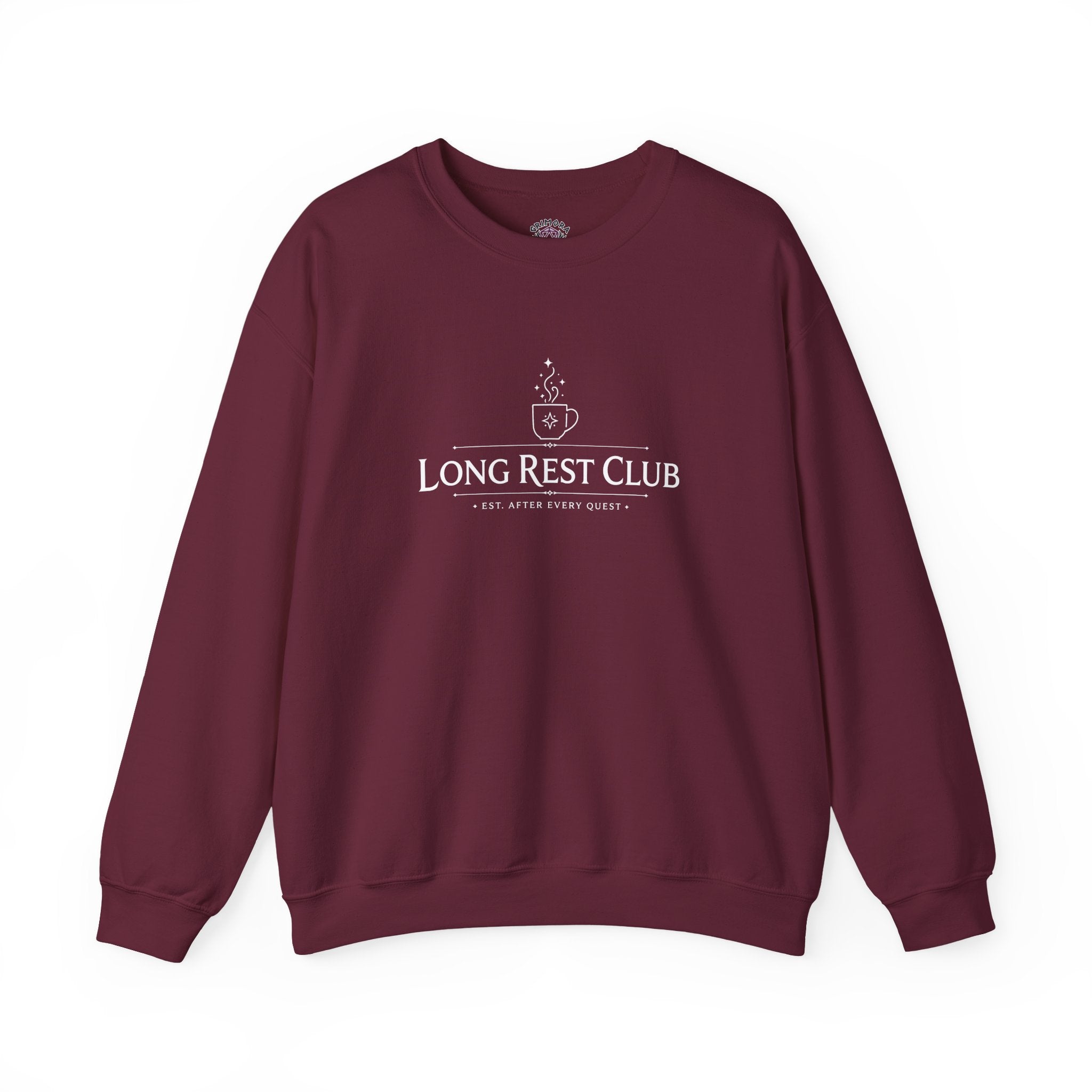 Long Rest Club – Est. After Every Quest | Fantasy RPG Sweatshirt