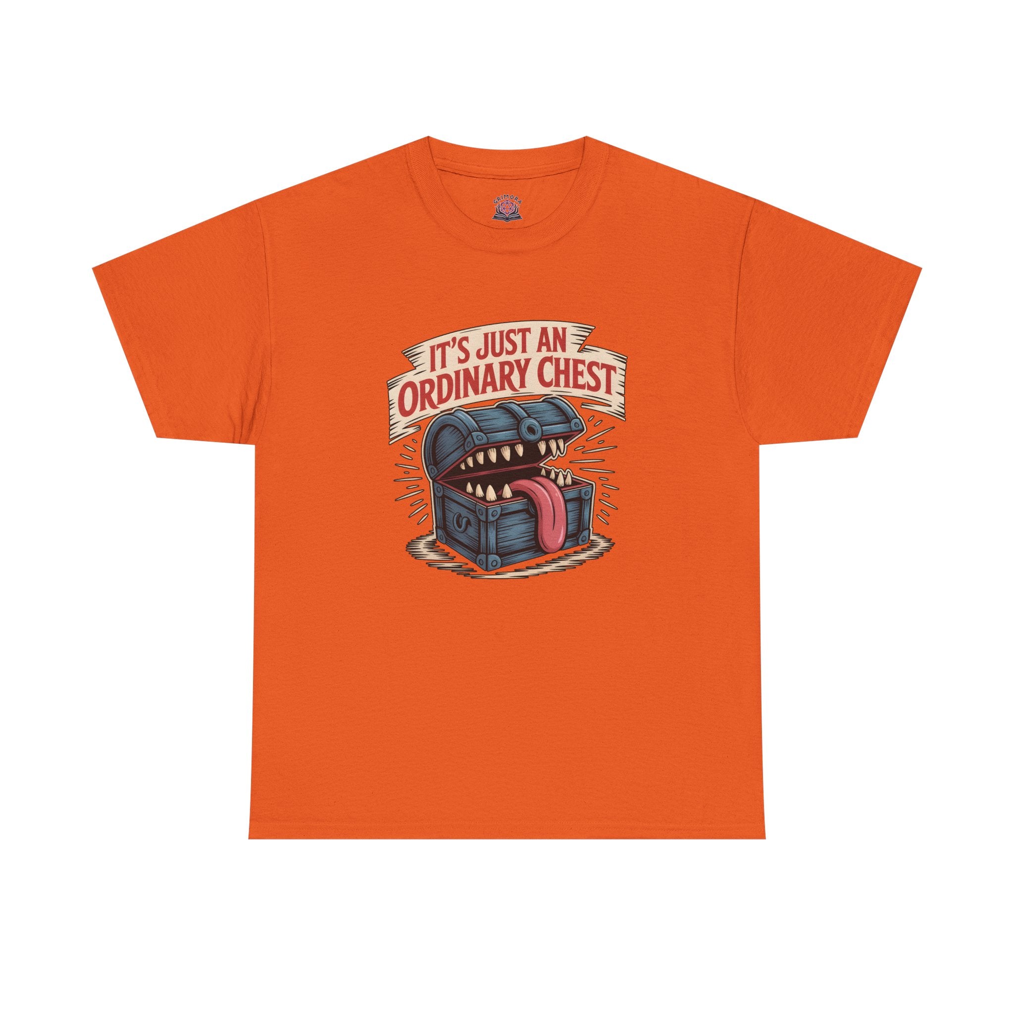 "It's Just An Ordinary Chest" — Mimic monster T-shirt