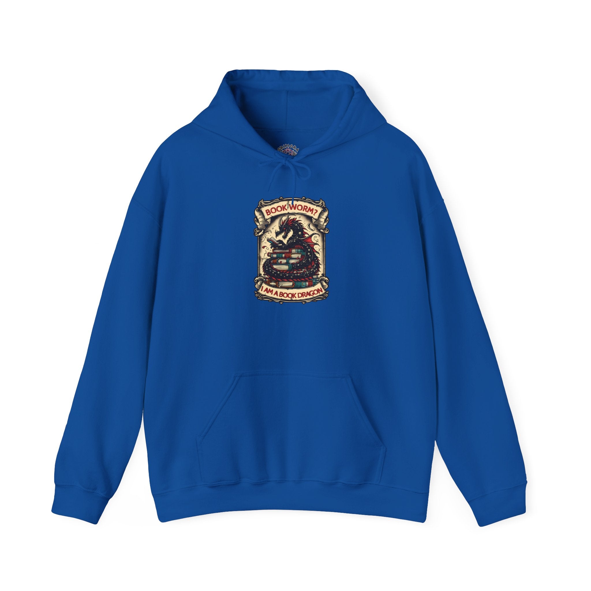 Book Worm? I Am a Book Dragon, Fantasy Reader Hoodie