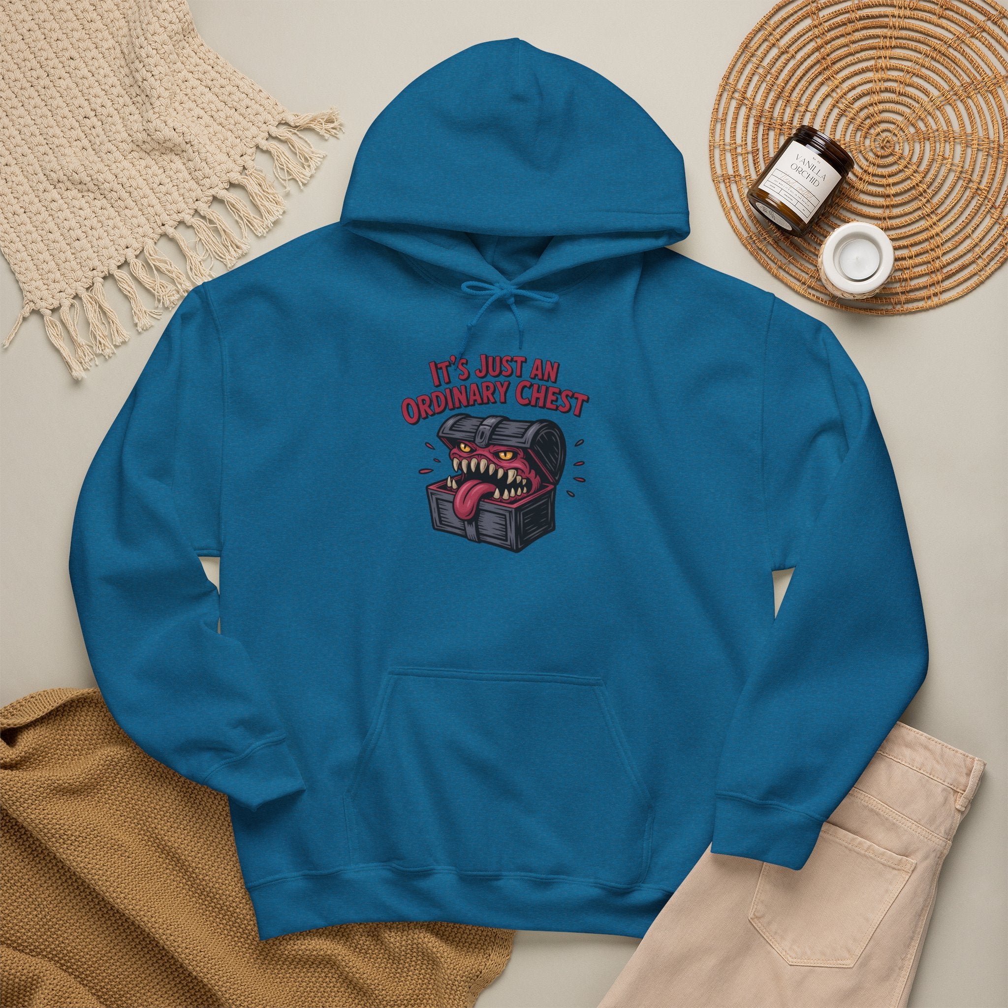 "It's Just An Ordinary Chest" — Mimic monster Hoodie