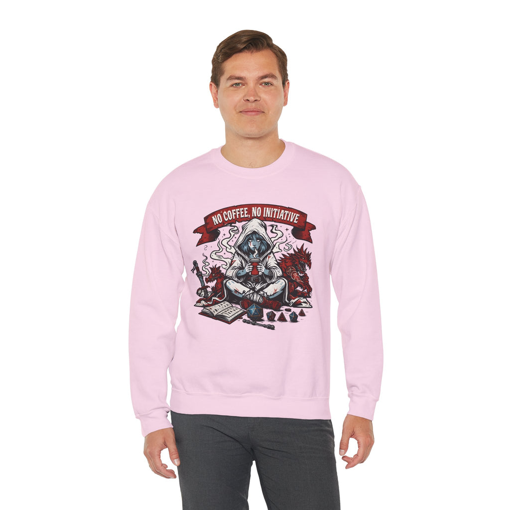 No Coffee, No Initiative | Fantasy RPG Sweatshirt
