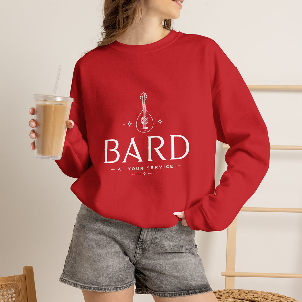 Bard – At Your Service | DnD class Sweatshirt