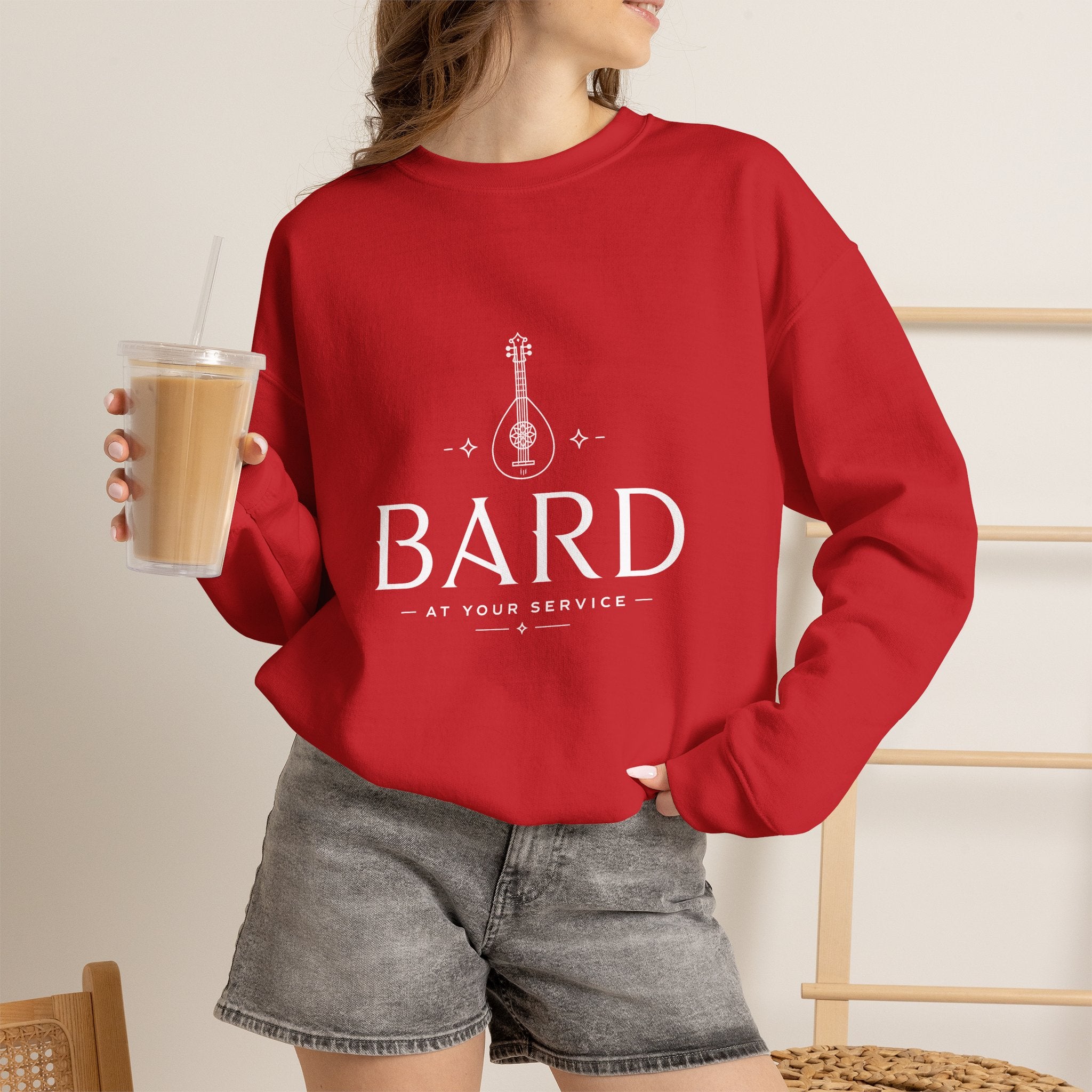 Bard – At Your Service | DnD class Sweatshirt