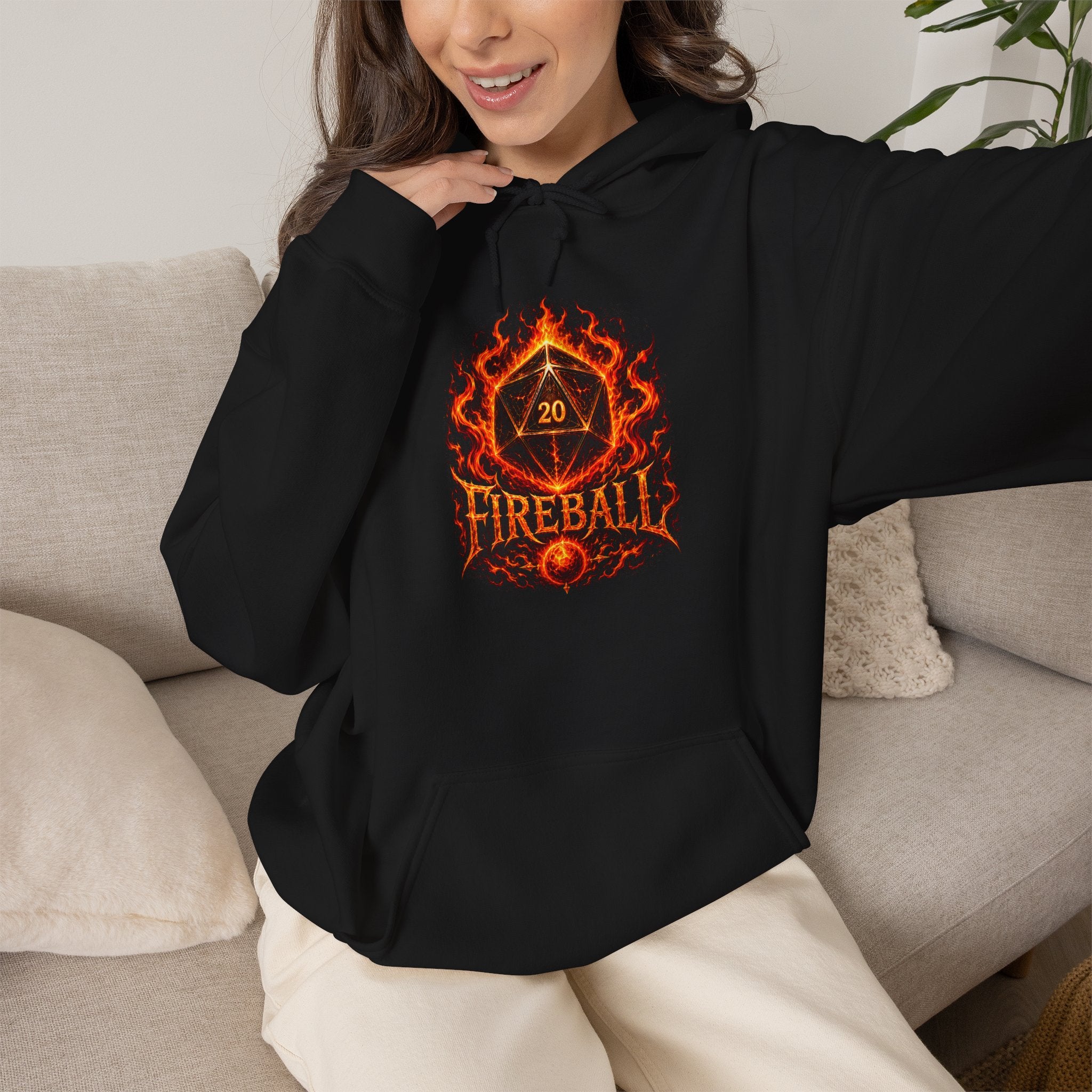 Fireball D20 Hoodie