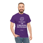 Dice roll plus modifier T-shirt | D20 RPG Personalizable T-shirt