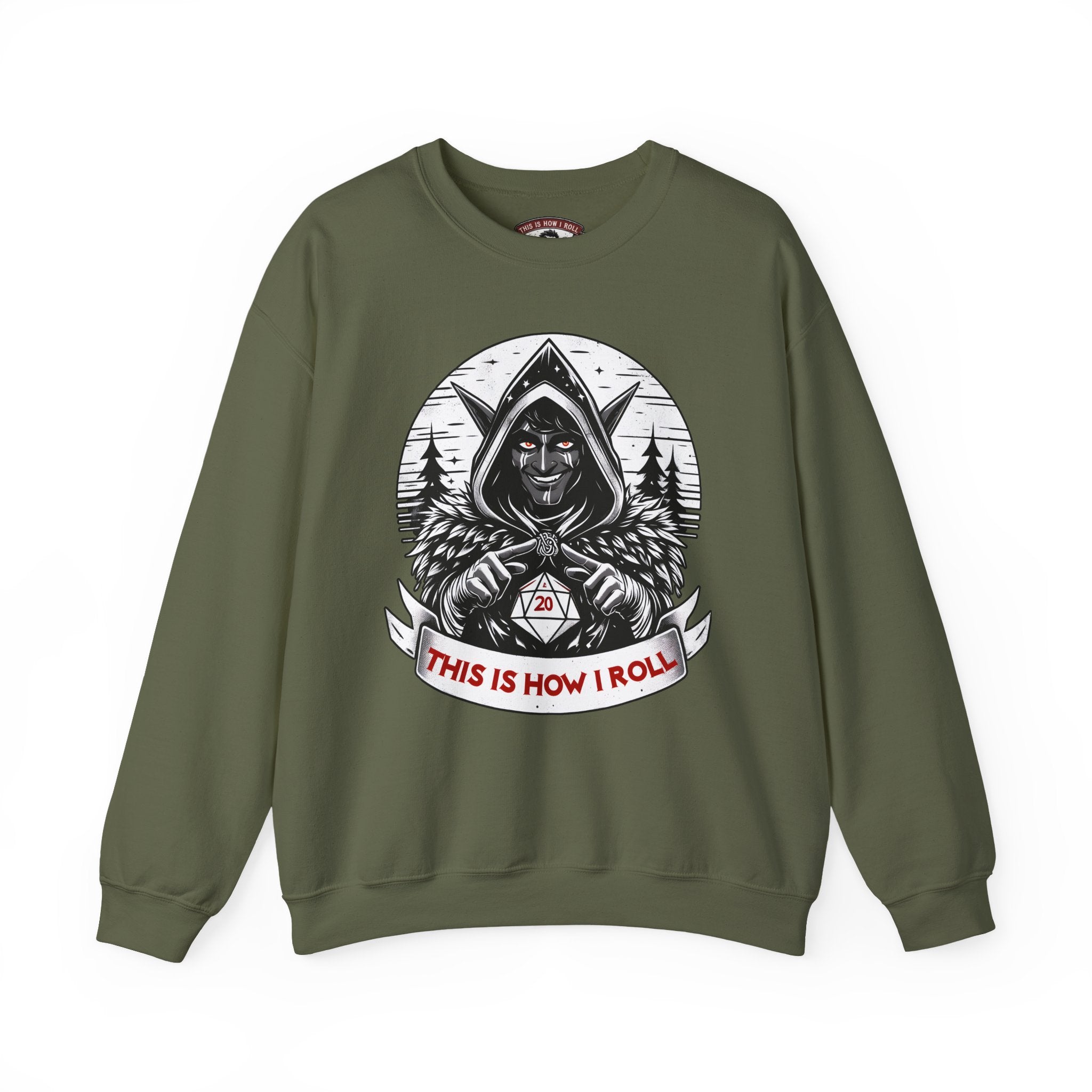 This Is How I Roll D20 Sweatshirt