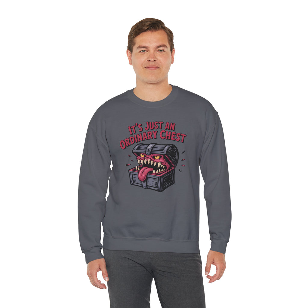 "It's Just An Ordinary Chest" — Mimic monster Sweatshirt