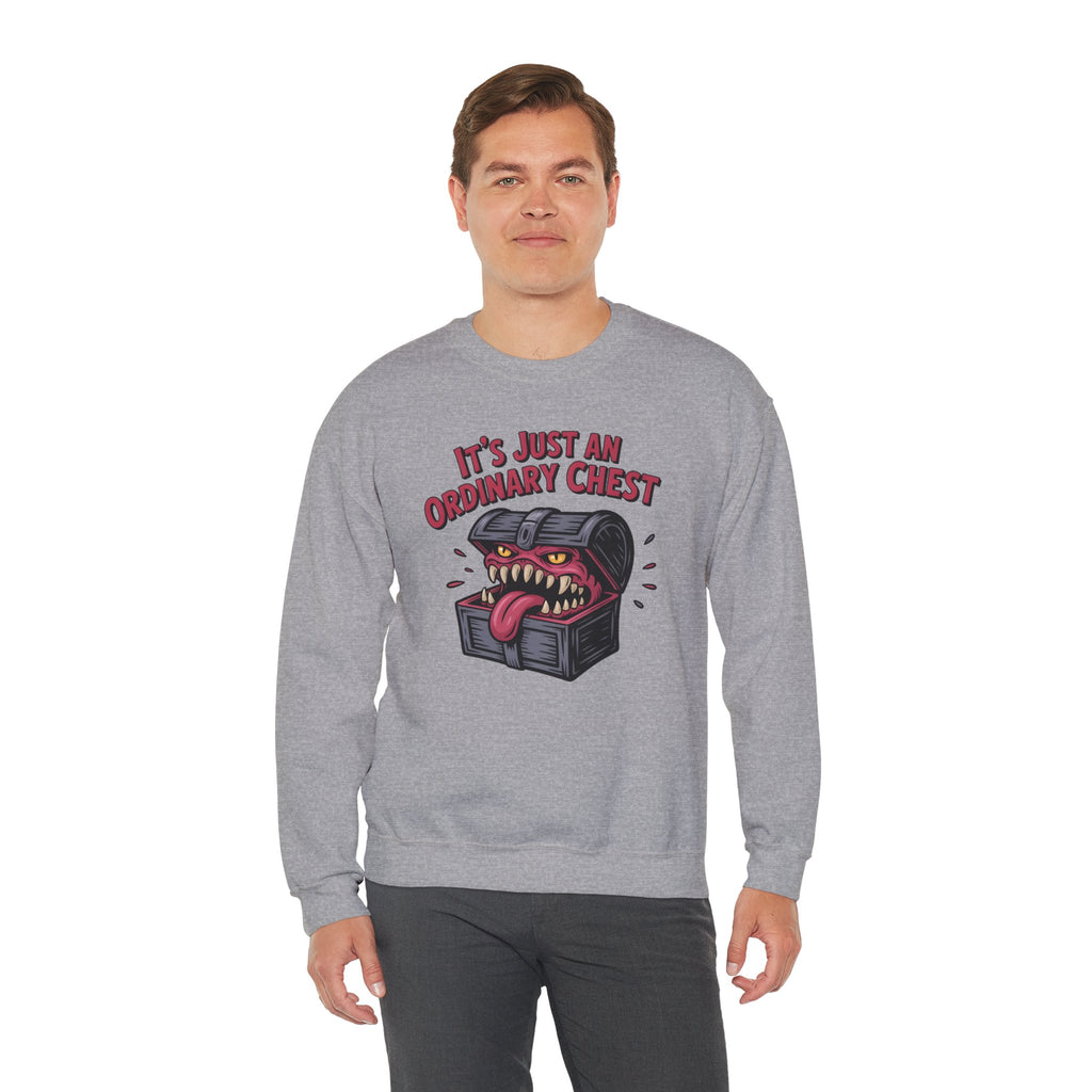 "It's Just An Ordinary Chest" — Mimic monster Sweatshirt