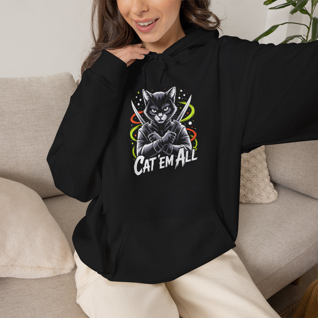 Cat 'Em All Hoodie