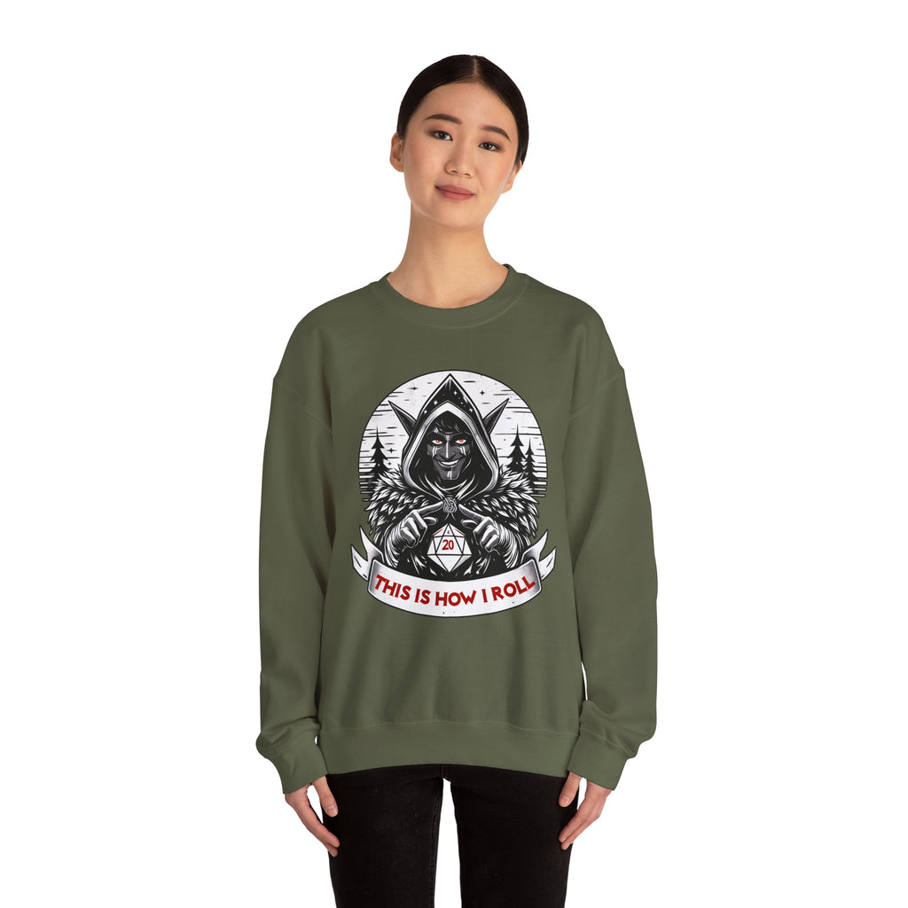 This Is How I Roll D20 Sweatshirt