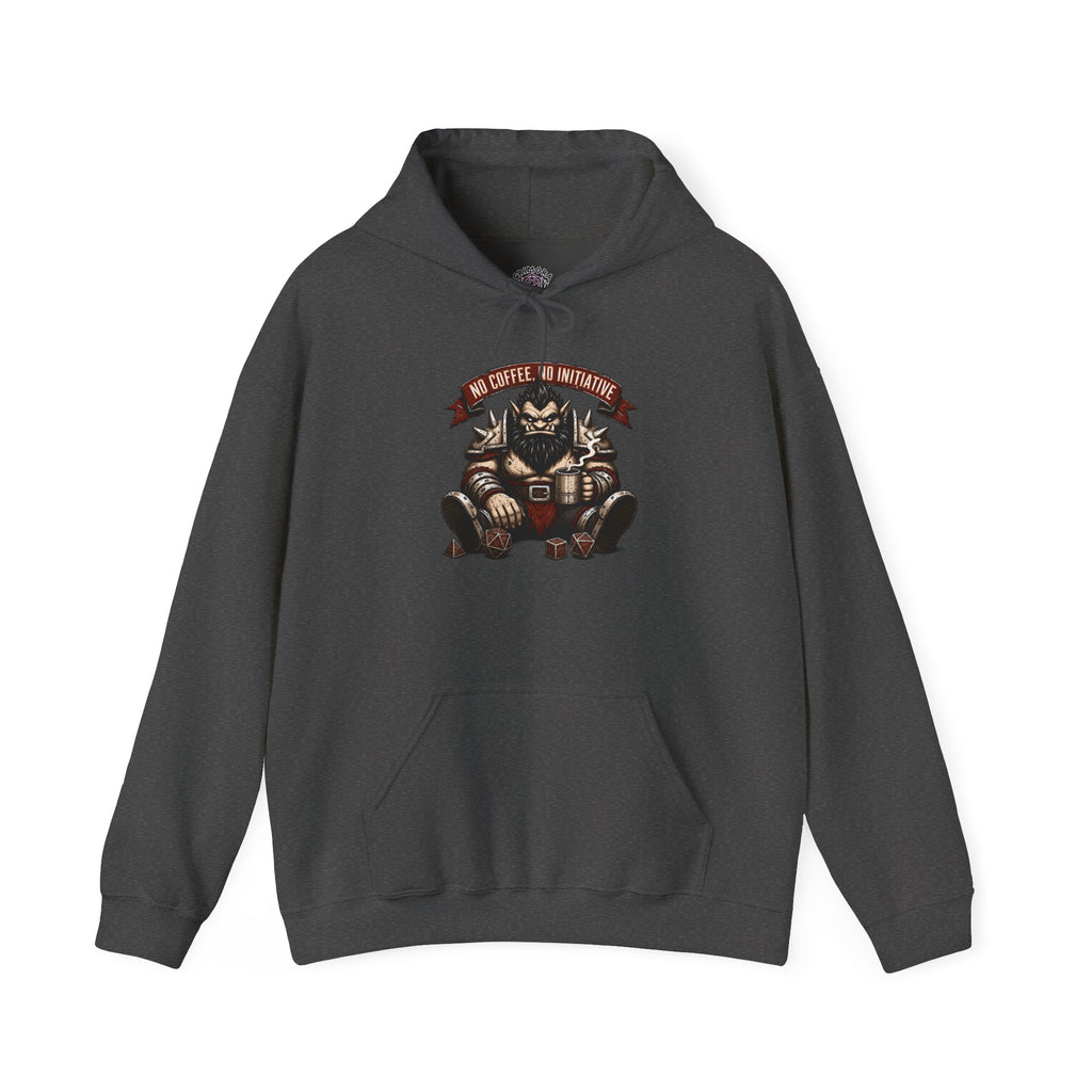 No Coffee, No Initiative | Fantasy RPG Hoodie
