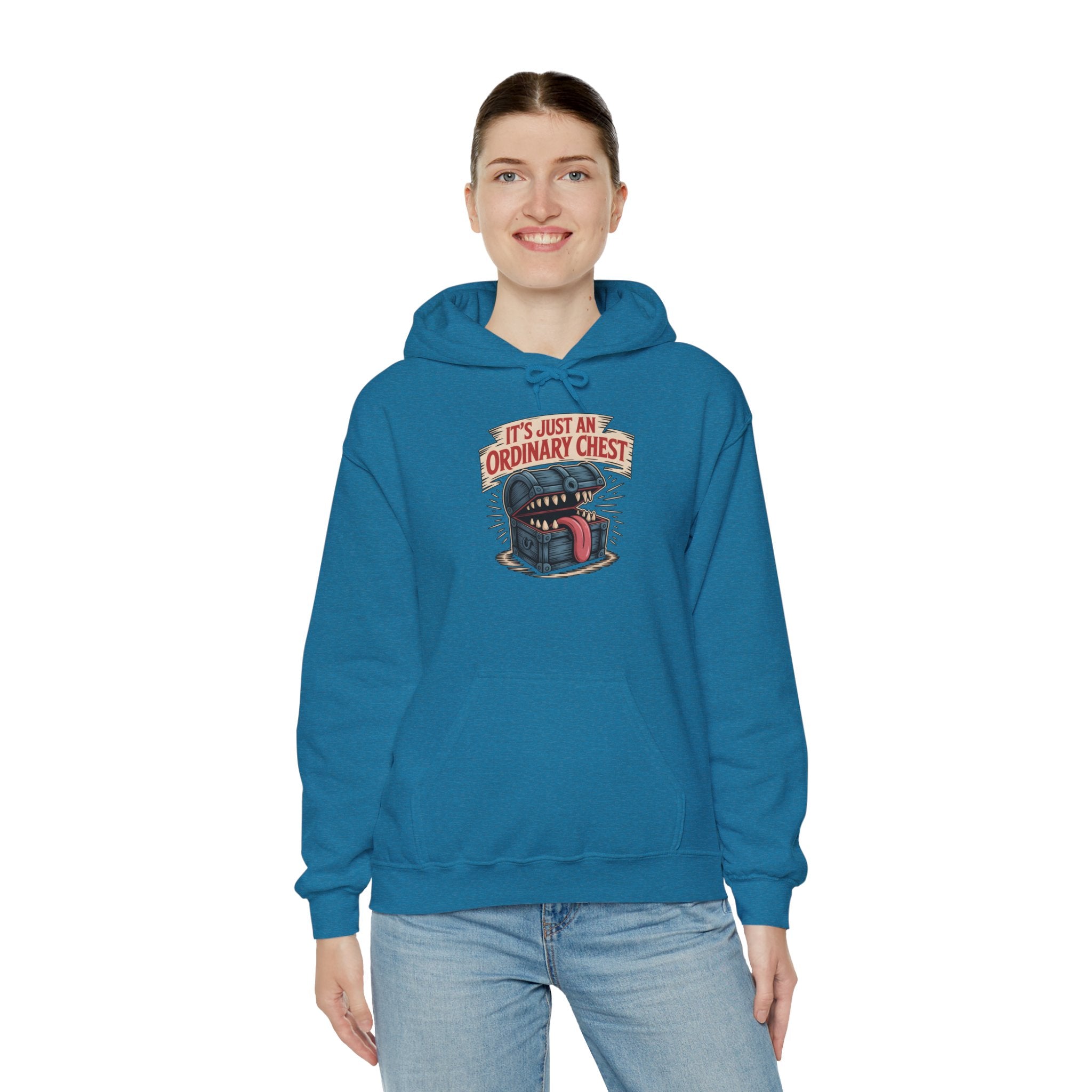 "It's Just An Ordinary Chest" — Mimic monster Hoodie