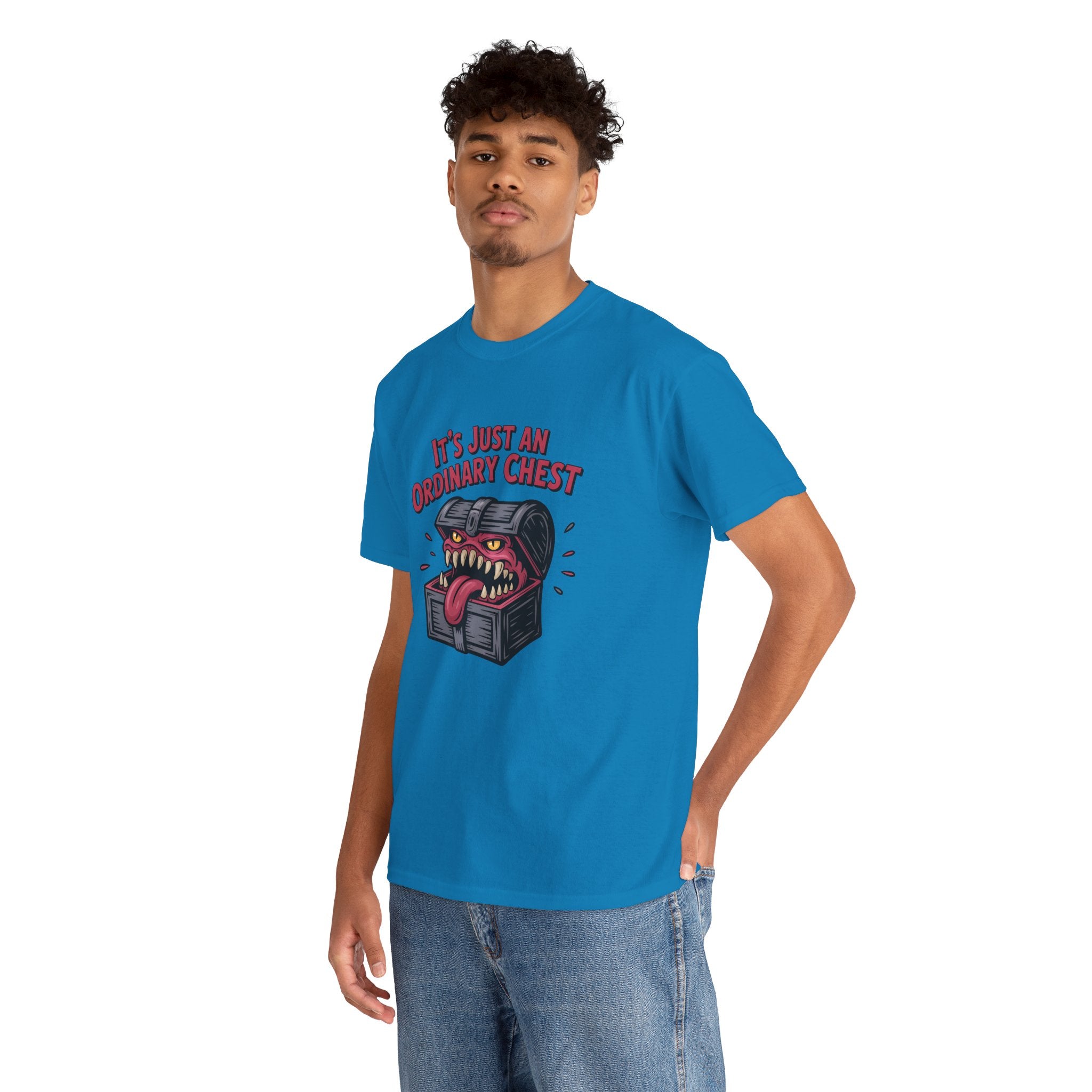 "It's Just An Ordinary Chest" — Mimic monster T-shirt