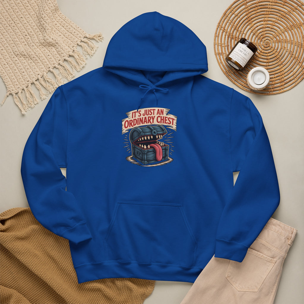 "It's Just An Ordinary Chest" — Mimic monster Hoodie