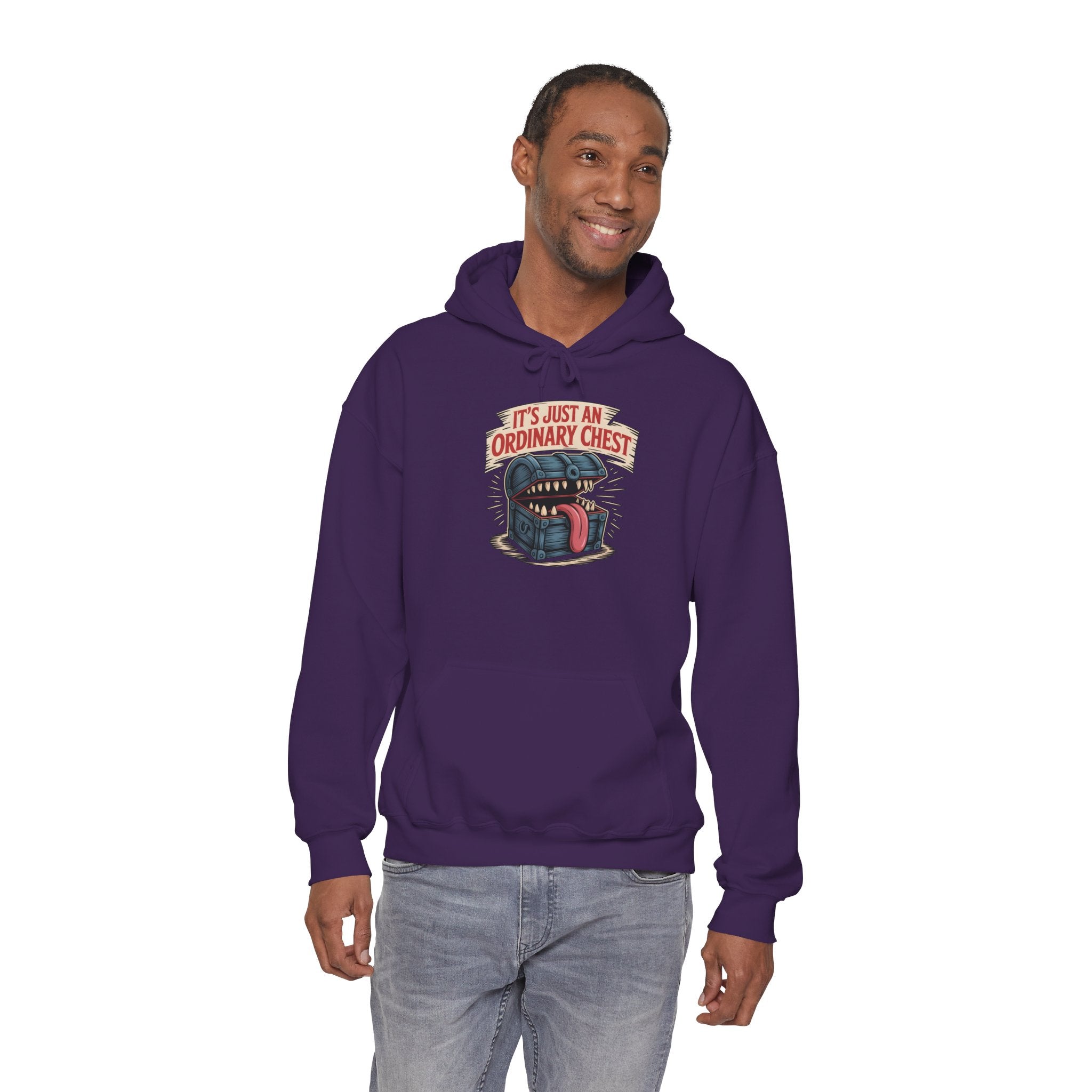 "It's Just An Ordinary Chest" — Mimic monster Hoodie