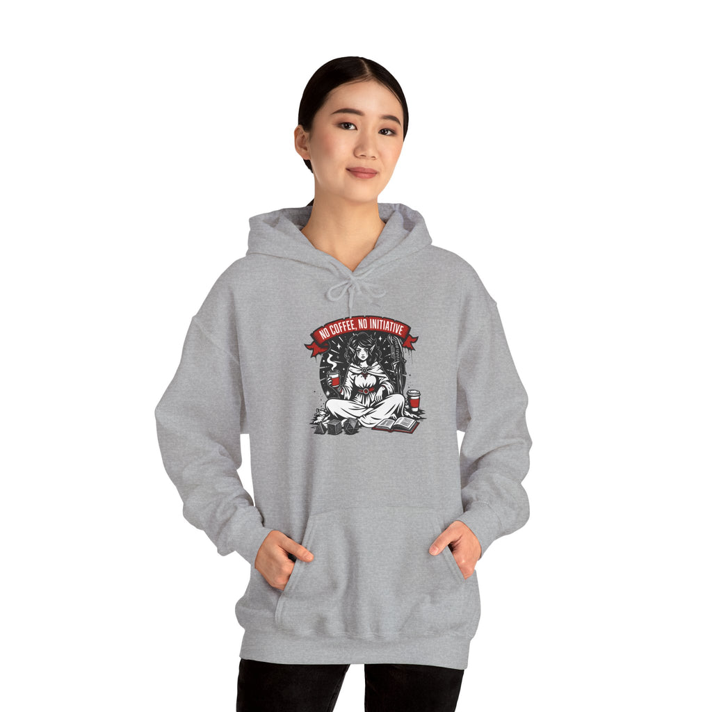 No Coffee, No Initiative | Fantasy RPG Hoodie