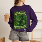 Book Worm? I Am a Book Dragon, Fantasy Reader Sweatshirt