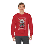Fighter Cat at Your Service D&D Sweatshirt | Cat Lover RPG Gift