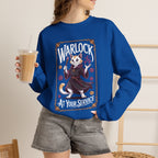 Warlock Cat at Your Serivece D&D Sweatshirt | Cat Lover RPG Gift