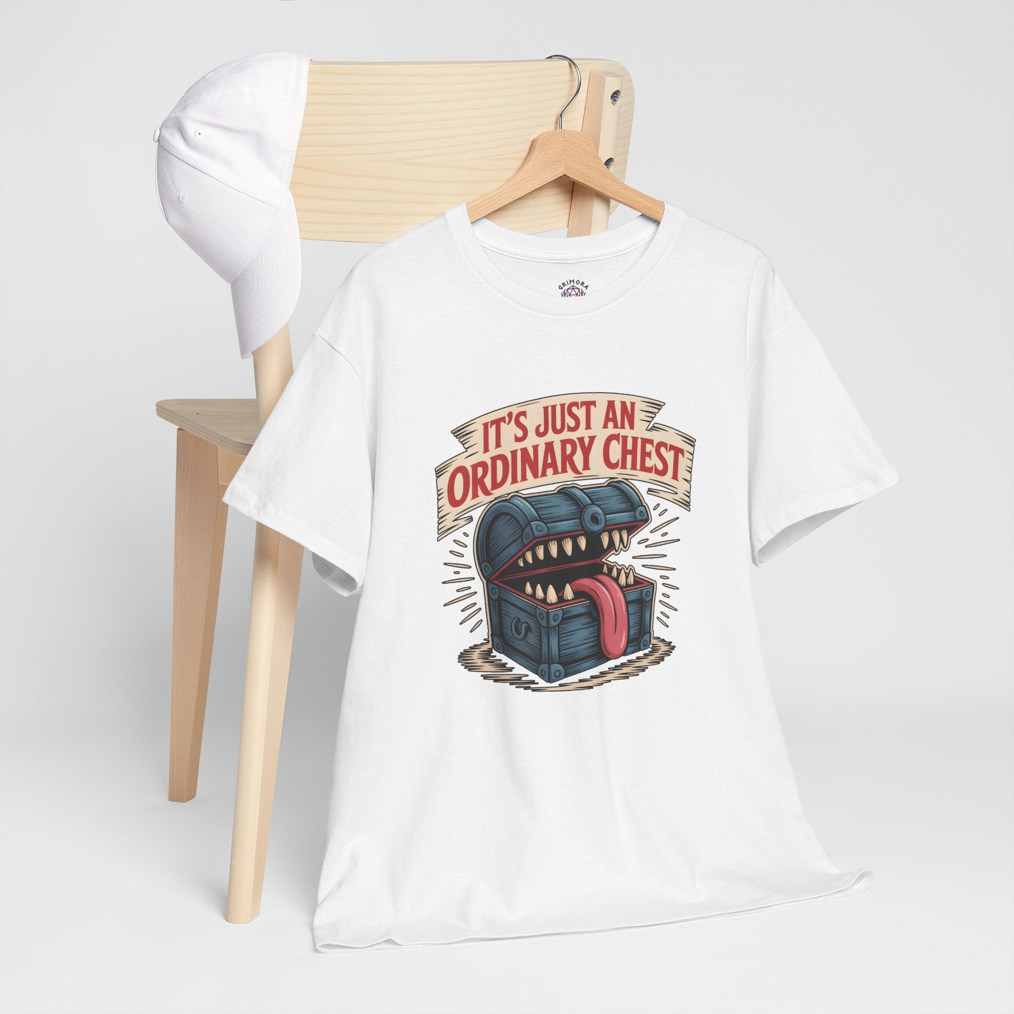 "It's Just An Ordinary Chest" — Mimic monster T-shirt