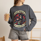 Book Worm? I Am a Book Dragon, Fantasy Reader Sweatshirt