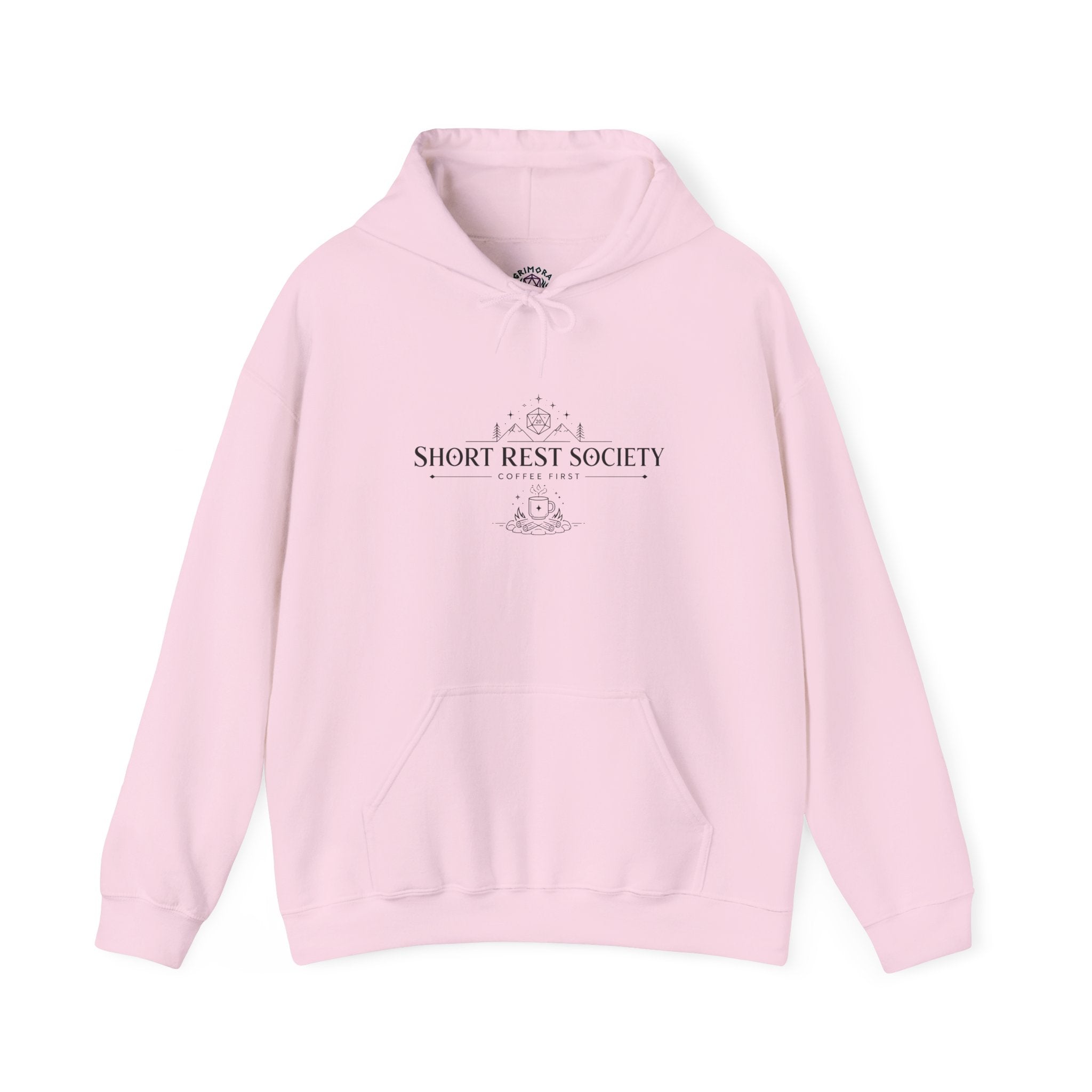 Short Rest Society – Coffee First | Tabletop RPG Hoodie