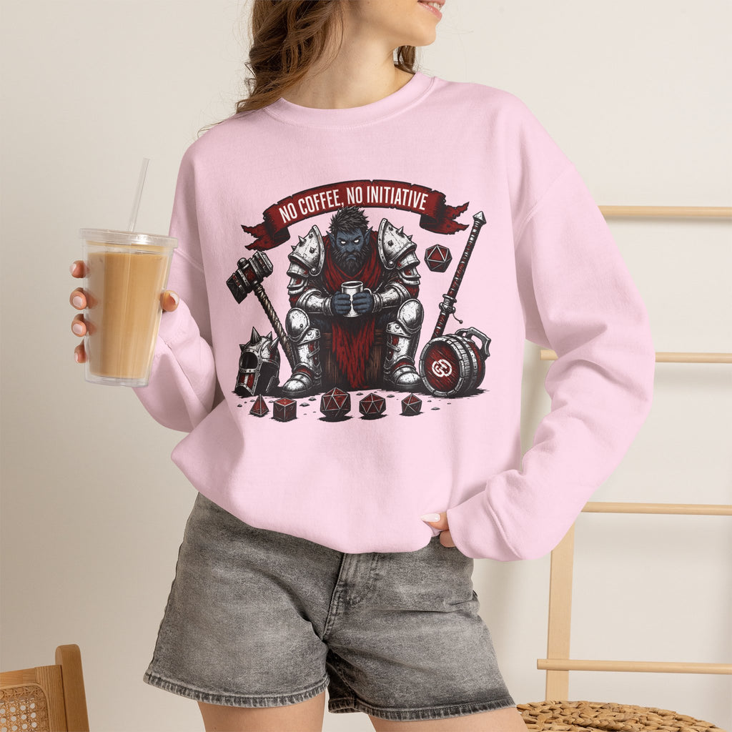 No Coffee, No Initiative | Fantasy RPG Sweatshirt